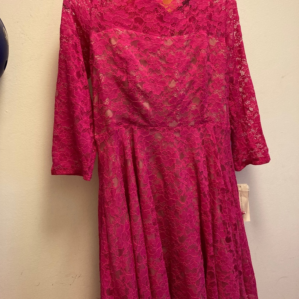 French Connection, size 10, hot pink